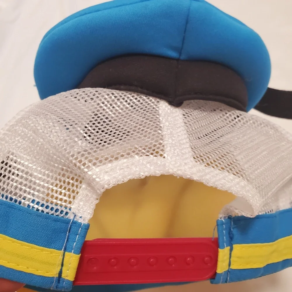 Disney Donald Duck Foam Hat Cap Snapback One Size Multicolor 3D Adjustable